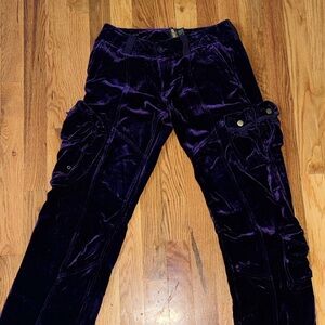 Rugby Ralph Lauren Deep Purple Velvet Pants
